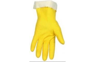 Image of MCR Safety Gloves Latex Flocked M PK12 5250M