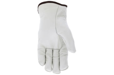 Image of MCR Safety Leather Drivers Insulated Work Gloves, CV Grade Cow Grain with Shirred Elastic Back, Insulated with Thinsulate Liner, Straight Thumb, Beige, Large, 32013TL