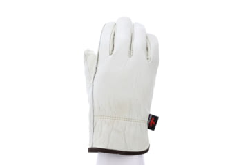 Image of MCR Safety Leather Drivers Work Gloves, Select Grade Unlined Grain Cow Leather, Straight Thumb, Beige, X - Small, 3201XS