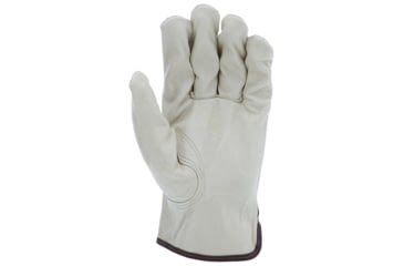 Image of MCR Safety Leather Drivers Work Gloves, Select Grade Unlined Grain Pigskin, Keystone Thumb, Beige, Large, 3401L