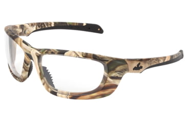 Image of MCR Safety Mossy Oak Blades Swagger UD1 Series Camouflage Safety Glasses, Ultra Defense Ballistic Impact Protection, MAX6 Anti-fog Coating, Clear, One Size, MOUD110PF