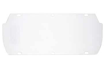 Image of MCR Safety Safety Face Shield Double Matrix Replacement Window, Impact Resistant Acetate, .044 Inches in Thickness, Clear, One Size, 494400
