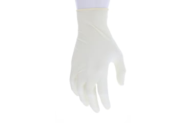 Image of MCR Safety SensaTouch Disposable Latex Gloves, Powder Free Medical Grade, 9.5in Length, 5 mil Thickness, White, X - Large, 5045XL