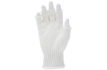 Image of MCR Safety Survivor 7 Gauge Fingerless Cut Resistant Work Gloves, Light Weight and Cool, White, X - Small, 9349XSD