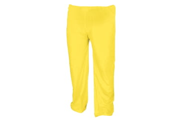 Image of MCR Safety Zodiac Series Lightweight 3 Piece Waterproof Rain Suit, .10mm Single Ply PVC, Rain Jacket, Detachable Hood and Bib Pants, Yellow, XL, O503XL
