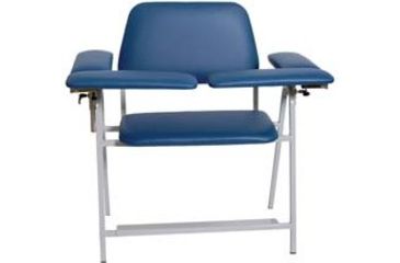 Image of Med-Care Mfg Phlebotomy Chair Fl Up X-WD Bl 12CUSXBLUE