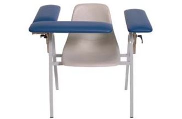 Image of Med-Care Mfg Phlebotomy Chair Upholst Tl Bl 12CPTBLUE