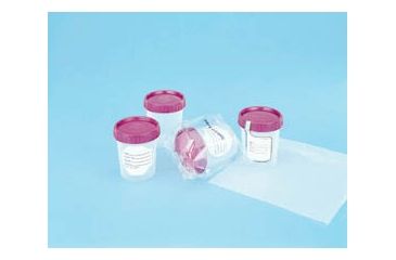Image of Medegen Medical Specimen Containers, Polypropylene, with Caps PC8827-1135 Sterile, Bulk Packaging