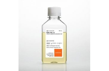 Image of Corning  Rpmi 1640 W/O GLN+PR 500ML PK6 MT17-105-CV