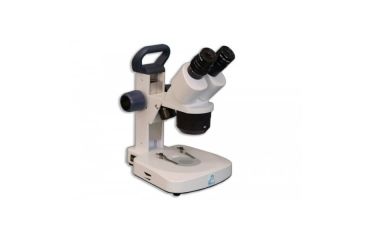 Image of Meiji Techno EM-23  LED Binocular Entry Level 1X/2X/4X Turret Stereo Rechargeable Microscope, White EM-23
