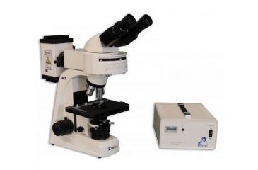 Image of Meiji Techno Halogen Binoculor Epi-Fluorescence Biological Microscope, BEIGE, LARGE MT6200H