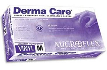 Image of Microflex Glove Vinyl 230MM Clr Xs PK100 DC-400-XS