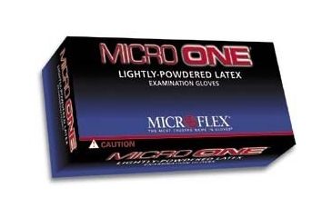 Image of Microflex Micro One Lightly-Powdered Latex Gloves, Microflex MO-150-M