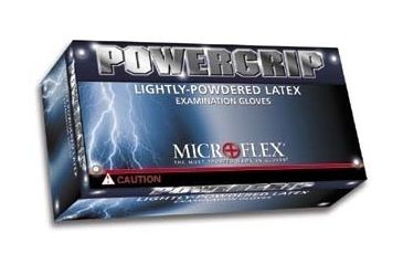 Image of Microflex Powergrip Lightly-Powdered Latex Gloves, Microflex PG-199-XS