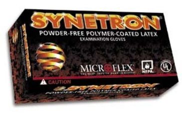 Image of Microflex Synetron Polymer-Coated Latex Examination Gloves, Microflex SY-911-XXL