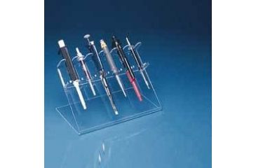 Image of Mitchell Plastics 1-PIPET Station Holder White PH-1000W