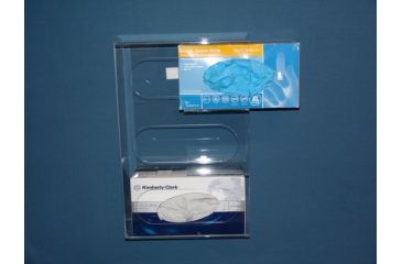 Image of Mitchell Plastics Holder Glove Box 2 Sl Div Clr MGSMD-2000, Unit EA