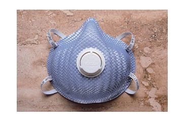 Image of Moldex/Metric 2300 N95 Particulate Respirator w/ Exhale Valve &amp; Locker, 1 Locker/5 Masks, 2305N95-PK