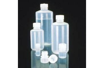 Image of Nalge Nunc Boston Round Bottles, Polypropylene, Narrow Mouth, NALGENE 2203-0005