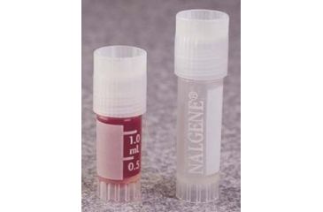Image of Nalge Nunc Cryogenic Vials, Polypropylene, Sterile, External Thread with Screw Cap, NALGENE 5012-0012