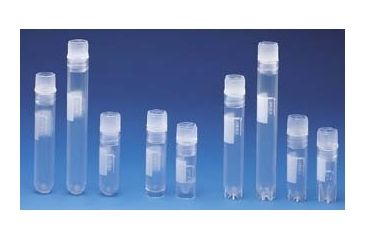 Image of Nalge Nunc CryoTube Vials, Polypropylene, Internal Thread with Screw Cap, NUNC 363401 Non-Self-Standing Vials Round-Bottom