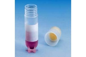 Image of Nalge Nunc CryoTube Vials, Polypropylene, Sterile, External Thread with Screw Cap, NUNC 375418 Round-Bottom Vials Starfoot