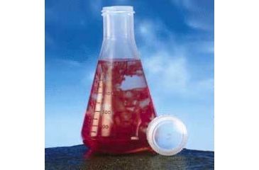 Image of Nalge Nunc Erlenmeyer Flasks with Polypropylene Screw Cap, PMP, NALGENE 4109-0500