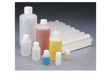 Image of Nalge Nunc High-Density Polyethylene Bottles, Sterile, Narrow Mouth, NALGENE 342002-9025
