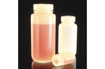 Image of Nalge Nunc Laboratory Bottles, High-Density Polyethylene, Wide Mouth, NALGENE 2104-0008