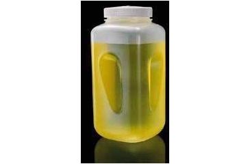 Image of Nalge Nunc Large Square Bottle, Polypropylene, Wide Mouth, NALGENE 2122-0010 Bottle Wm Square 1 Gal, Each