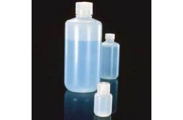 Image of Nalge Nunc Low-Particulate Bottles, High-Density Polyethylene, Narrow Mouth, with Screw Caps, NALGENE 382099-0500