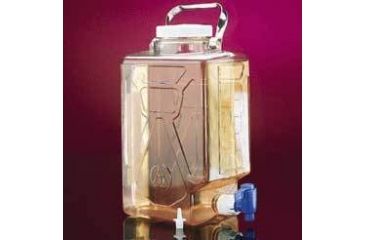 Image of Nalge Nunc Rectangular Carboys with Spigot and Handle, Polycarbonate, NALGENE 2322-0050