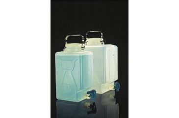 Image of Nalge Nunc Rectangular Carboys with Spigot and Handle, Polypropylene, NALGENE 2321-0050