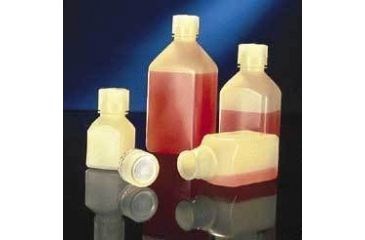 Image of Nalge Nunc Square Laboratory Bottles, Polypropylene, Narrow Mouth, NALGENE 2016-0500