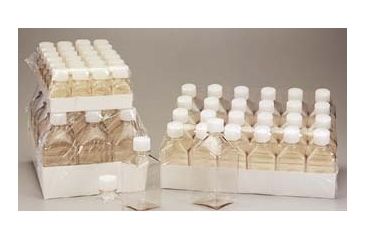 Image of Nalge Nunc Square Media Bottles, PET, Sterile, Graduated, NALGENE 342040-1000 With Closure