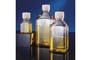 Image of Nalge Nunc Square Media Bottles, PETG, Sterile, Graduated, NALGENE 2019-0500