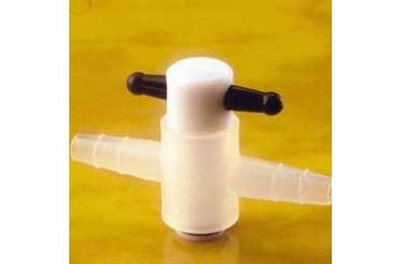 Image of Nalge Nunc Stopcocks, Polypropylene with Teflon Resin TFE Plug, NALGENE 6460-0002