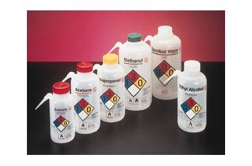 Image of Nalge Nunc Unitary Vented Safety Wash Bottles, Low-Density Polyethylene, NALGENE 2436-0504 500 Ml (16 oz.) Capacity