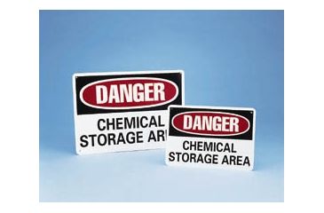 Image of National Marker Chemical Sign Danger Acid 7X10 D-5-P