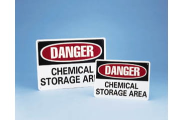 Image of National Marker Chemical Sign Danger ACID10X14 D-5-RB