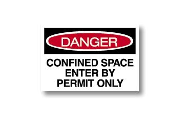 Image of National Marker CONF.SPCE Enter By Permit 7X10 D-162-R