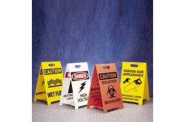 Image of National Marker Floor Sign Dngr High VOLT10X14 FS-9