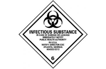 Image of National Marker Label Radioactive I RL500 DL-25A-L