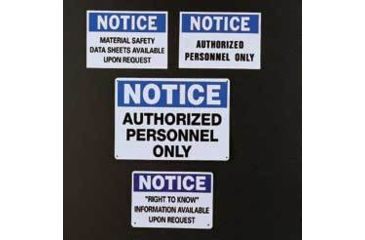 Image of National Marker Notce Sn NON-POTABLE Wtr 10X14 N-50-RB