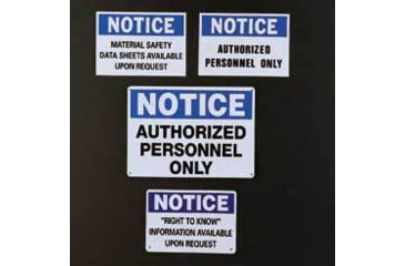 Image of National Marker Notice SIGN(HEADING ONLY)10X14 N-1-PB