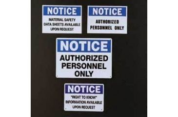 Image of National Marker Notice SIGN(HEADING ONLY) 7X10 N-1-R