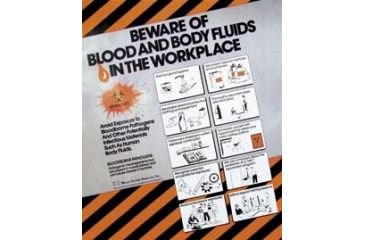 Image of National Marker Poster Bloodborne Pathogens BHWP1