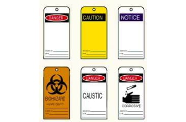 Image of National Marker Tag Caution PK/25 6X3.4 RPT-28