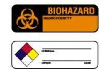 Image of National Marker WRTE-ON HAZ.LAB.(BIO-HAZ)RL500 WOL-5