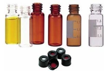 Image of National Scientific 8-425 Screw-Thread Vials, National Scientific C4013-492 Unassembled Vial Kits